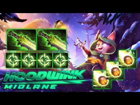 Can Hoodwink play mid againts Windranger?? One-shot combo Etheral Blade | Dota 2