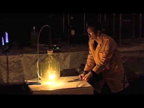 Fire and Flame  42 - Ethyne Flame in Chlorine