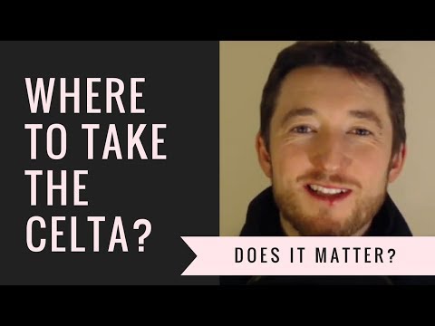 Where to take the CELTA course - does it matter?