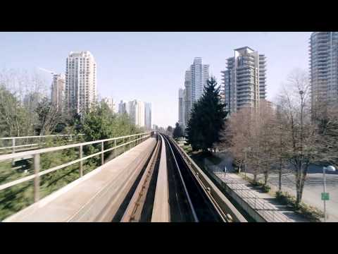 [8K] Vancouver Skytrain - Expo Line: Waterfront to King George in Real Time