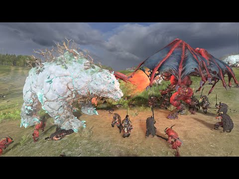 Tzarina Katarin - Kislev vs Khorne - Epic Cinematic Battle - Total War Warhammer 3