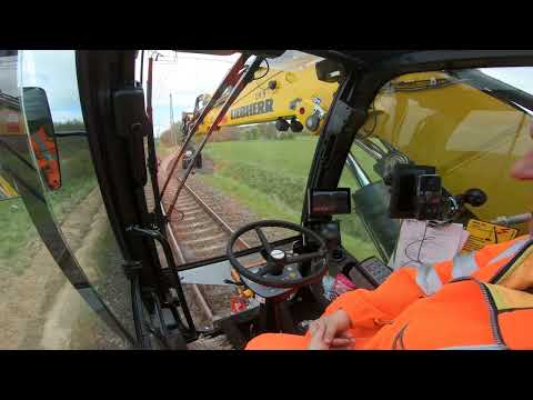LIEBHERR A922 RAIL | TWO-WAY EXCAVATOR | LIKUFIX | GOPRO | MOBILE EXCAVATOR DRIVER |