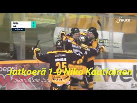 25.3.2021 Maalikooste: SaiPa - JYP, Villi kortti -kierros toinen osaottelu