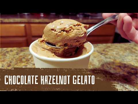 Chocolate Hazelnut Gelato Recipe | How To Make Gelato At Home | Homemade Ice Cream Recipes