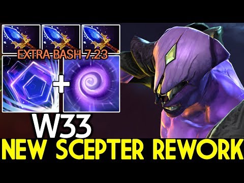 W33 [Faceless Void] New Scepter Rework is Nightmare Imba Bash Lord 7.23 Dota 2