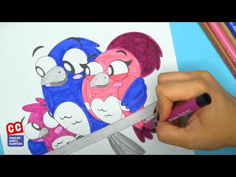 Los Alambres De Teléfono, Video Coloreable – Mundo Canticuentos