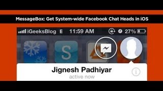 How to Get Facebook Chat Heads System-wide on iPhone with MessageBox