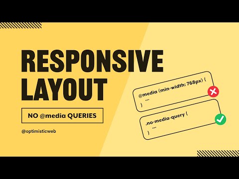 Build a Responsive Layout Using Just One Line of CSS!