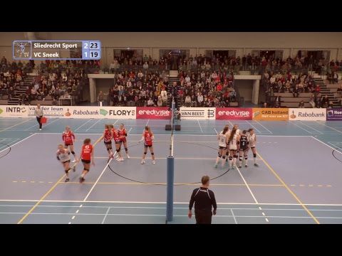 190323 Sliedrecht Sport Dames 1 - VC Sneek Dames 1