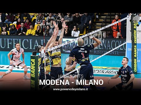 Superlega, highlights Modena - Milano