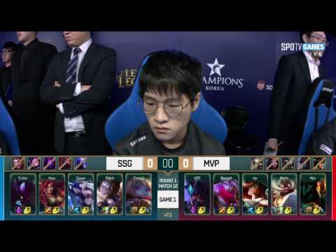 SSG vs MVP - Game 1 - LCK Spring Split 2017
