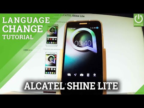 How to Change Language in ALCATEL Shine Lite - List of Languages