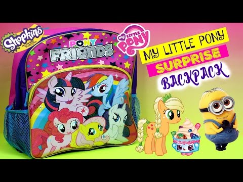 My Little Pony Surprise Backpack * My Little Pony Blind Bags *Shopkins * Minions * Video