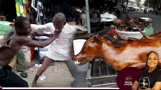 THE FIGHT FOR DOG MEAT INSIDE GHANA&#39;S BIGGEST DOG MEAT RESTAURANT