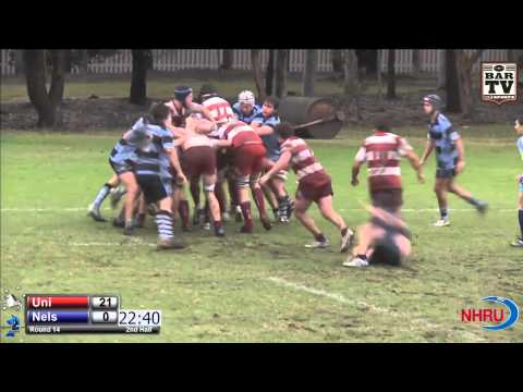 2014 NHRU Round 14 Colts Highlights - University v Nelson Bay