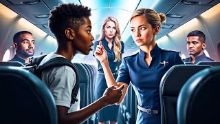 Menino HUMILHADO em avião dá LIÇÃO  em Aeromoça Racista