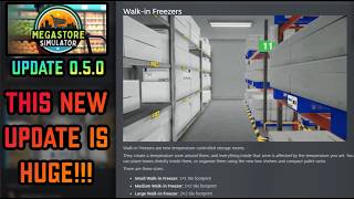 Megastore Simulator - Cold Storage is Here!!