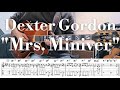 Dexter Gordon "Mrs. Miniver" TAB譜 | Jazz Guitar
