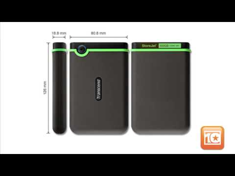 Transcend StoreJet 25M3 & 8211; External Hard Drive Video Review