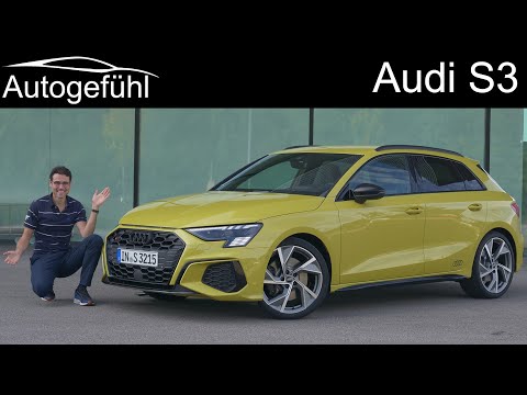 all-new Audi S3 Sportback FULL REVIEW 2021 A3 performance model - Autogefühl