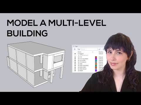 Sketchup - Modeling a multi-level building