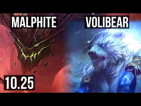 MALPHITE vs VOLIBEAR (TOP) | 4/3/16, 300+ games | KR Diamond | v10.25
