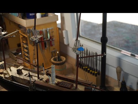 Montaje de los OBENQUES A LOS MASTELERILLOS en EL Barco HMS Endurance de OCCRE EP. 30