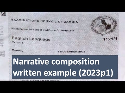 2023p1 Narrative composition (written example)