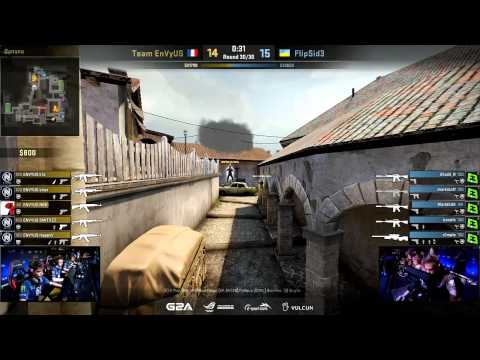 Flipside vs EnvyUS Last round+Reactions Starladder lan finals
