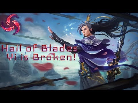 HAIL OF BLADES MASTER YI IS BROKEN! - Stream Highlights