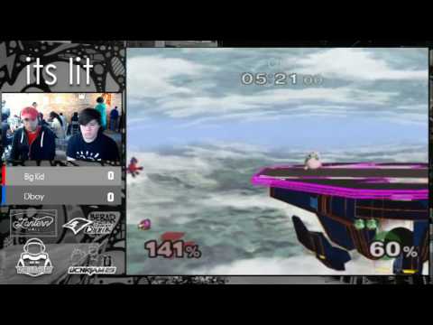 IT'S LIT SSBM - Dboy (Falco) vs. Big Kid (Jigglypuff) - Smash Melee Winners Side