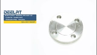 Blind Flange - Nominal Pipe Size 1-1/2