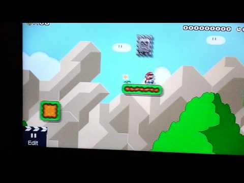 Hard parkour. Super Mario maker