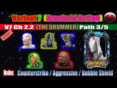 Variant 7 Ch 2.2 Path 3/5 (Counterstrike/Aggressive/Bubble Shield) - Marvel Contest of Champions