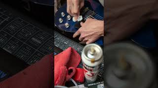 Guitar Tape Residue Removal: Lighter Fluid Hack!