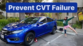 Honda Civic CVT Fluid Change DIY Maintenance Guide 10th Gen Transmission Service 2016-2020