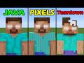 Minecraft But Java Vs Pixels Vs Teardown