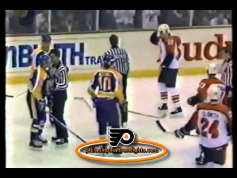 Mar 19, 1987 Dave Tiger Williams vs Scott Mellanby Los Angeles Kings vs Philadelphia Flyers