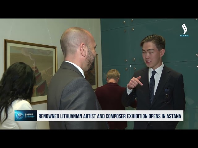 Астанада литвалик машҳур арбобнинг кўргазмаси очилди