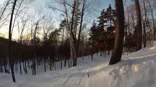 Ski alpin à Bromont / Moon Duo - Ice
