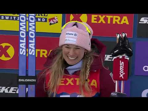 Jessie Diggins Skis a STRONG 10K Interval to Take the Overall Lead in the 2026 Tour De Ski