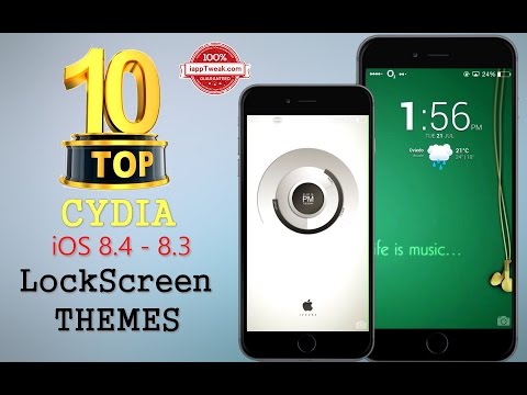 TOP 10 Cydia LockScreen Themes For iOS 8.4 / 8.3 / 8 / 7 - Part 01