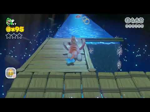 Super Mario 3D World 5-1 Speedrun - Time: 68 (Tied WR)