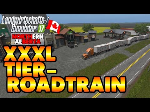 LS17 Northern Alberta #14  XXL Tier Roadtrain - LS17 Let's Play Deutsch