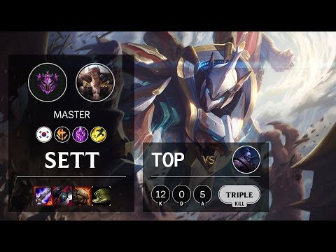 Sett Top vs Jax - KR Master Patch 10.12