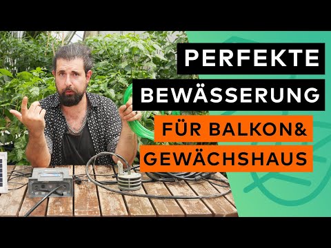 Perfect irrigation for balconies and greenhouses: The Esotec irrigation system tested!