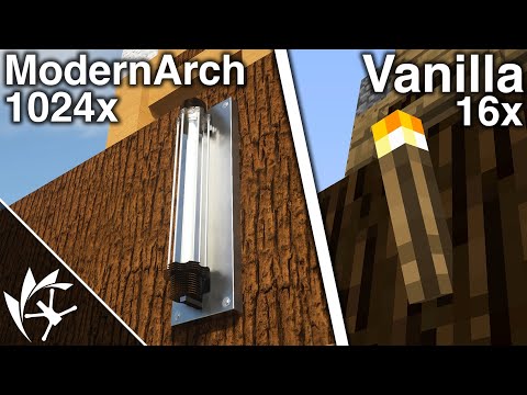 Marshcar - ModernArch w/PTGI vs Vanilla Minecraft