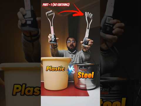Immersion In Plastic Vs Steel Bucket !!