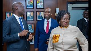 MINISTRY OF FINANCE MEETING WITH THE VICE PRESIDENT PROF JANE NAANA OPOKU AGYEMAN AS WORKING VISIT