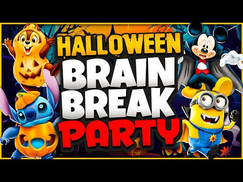 🎃 Halloween Brain Break Party 🎃 Freeze Dance 🎃 Floor is Lava 🎃 Just Dance